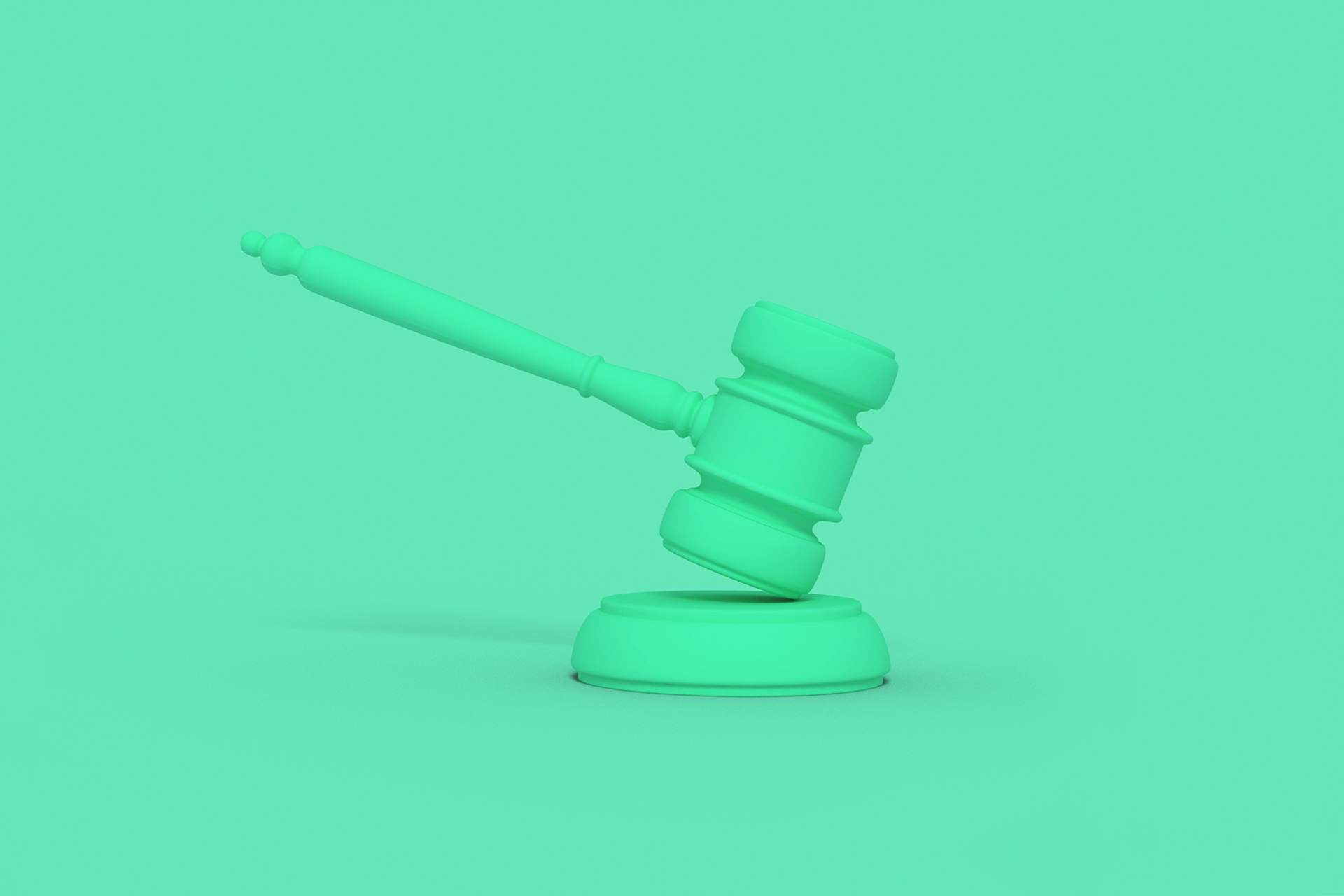 The judgement is in on your PR reputation! A green cartoon gavel is pictured being stuck down against a green backdrop
