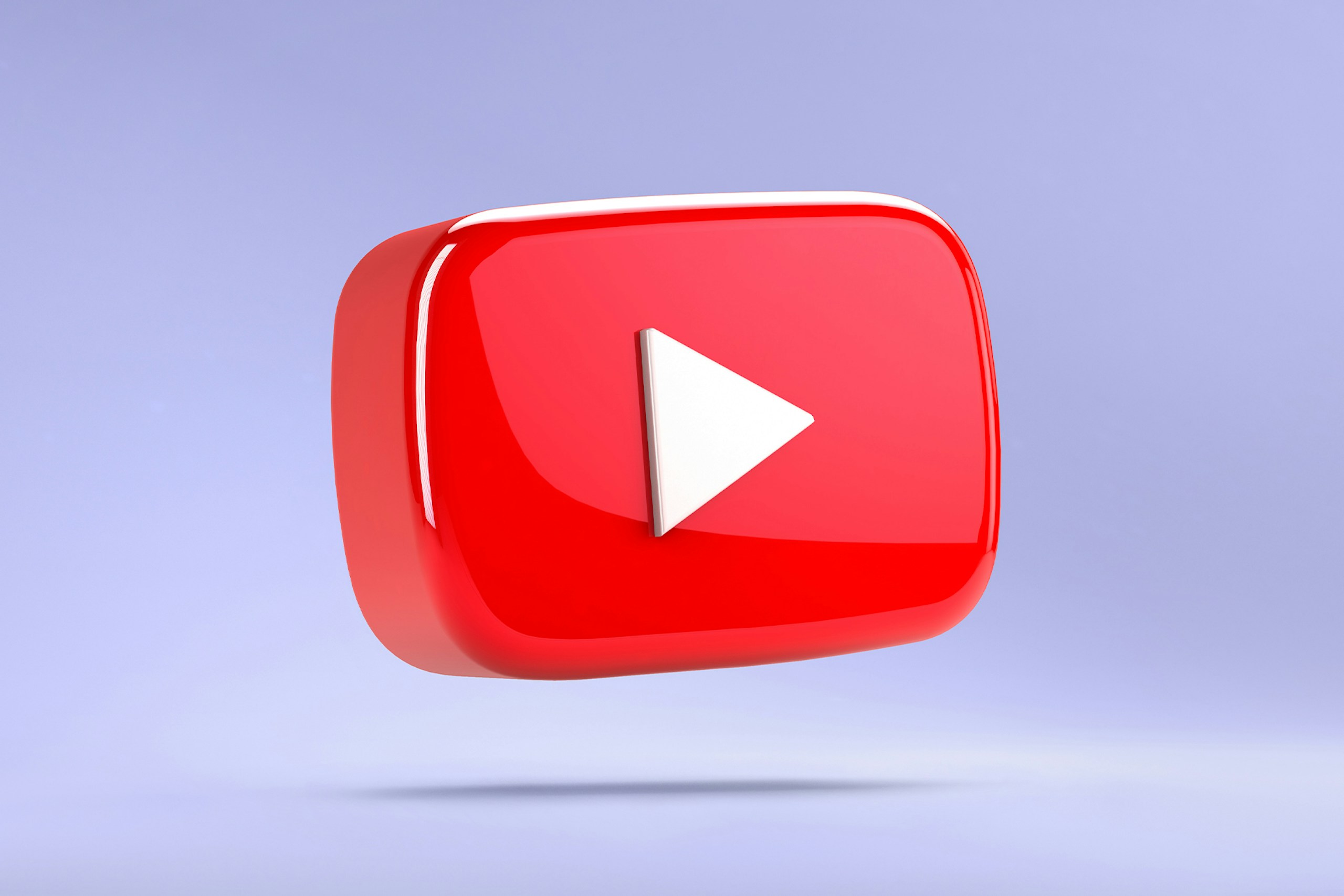 An illustrated image of a video play icon that appears as a red cube with a white triangle in the center. If you are marketing on YouTube, you want your subscribers to be clicking on this video icon player on the platform.