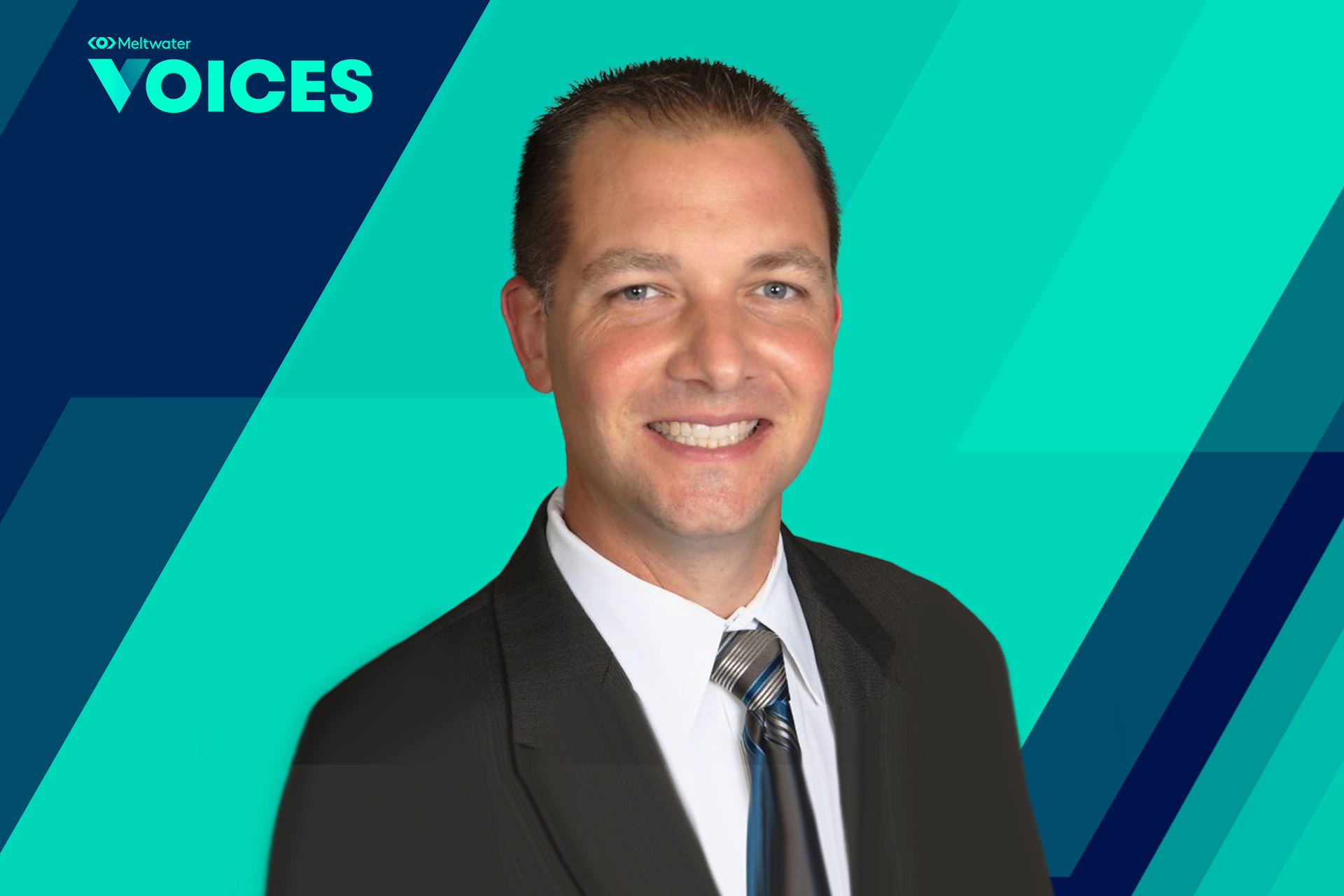 Meltwater Voices Banner with speaker Scott Tillema