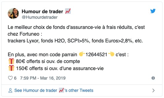 exemple parrainage banque twitter