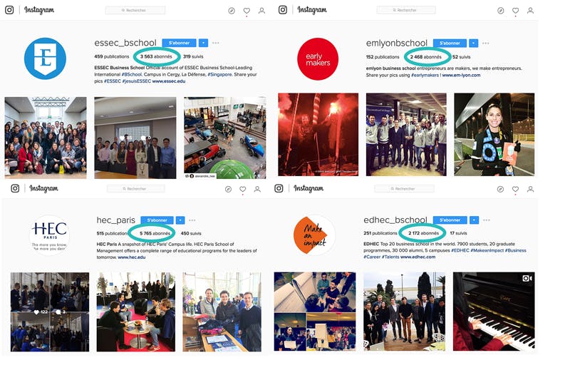 instagram education france