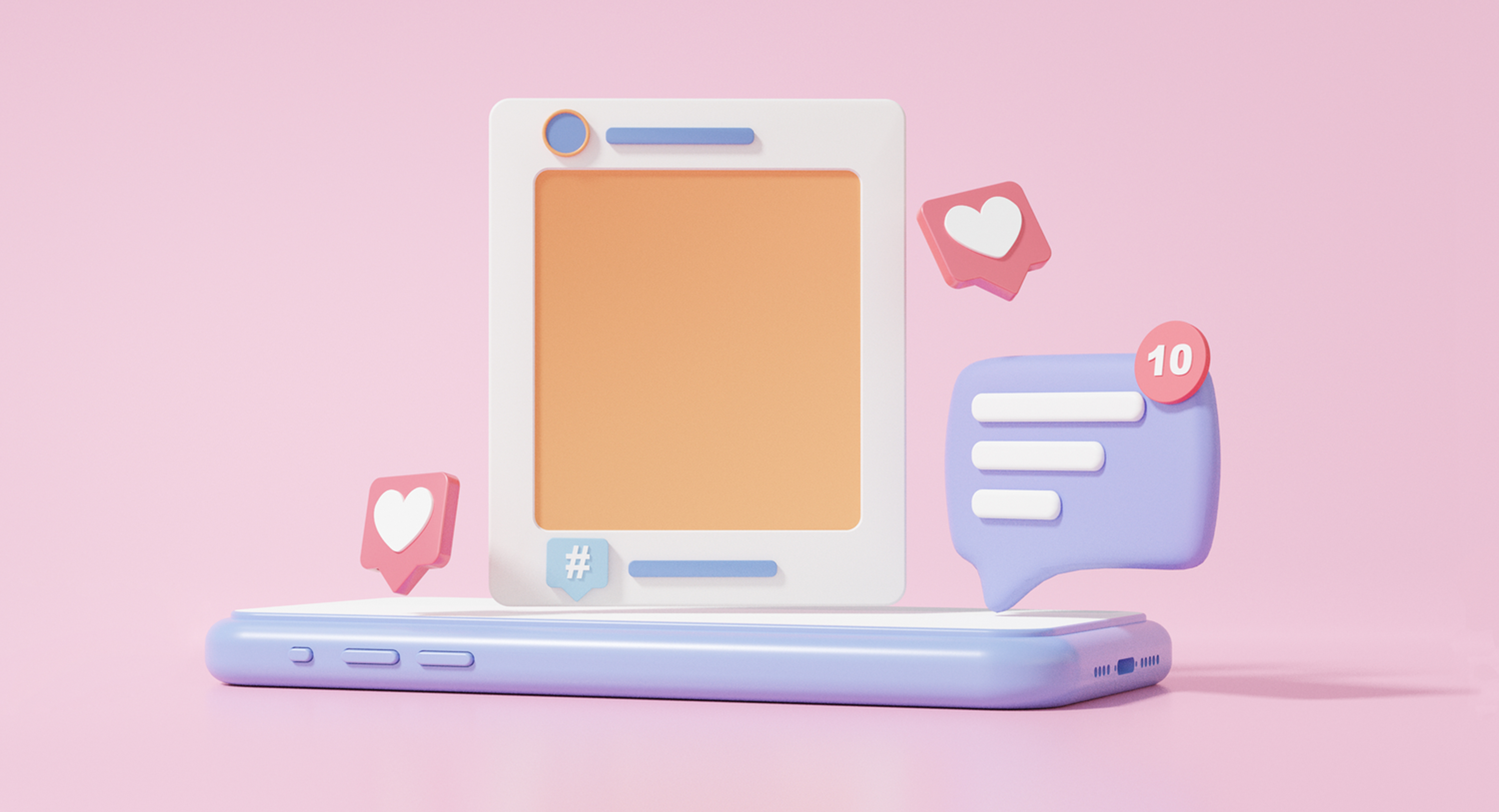 In dieser Grafik erscheinen Benachrichtigungen auf dem Bildschirm eines Smartphones.