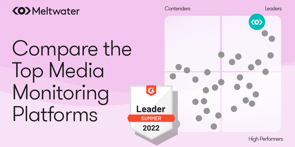 Media Monitoring Software Report from G2 | Meltwater