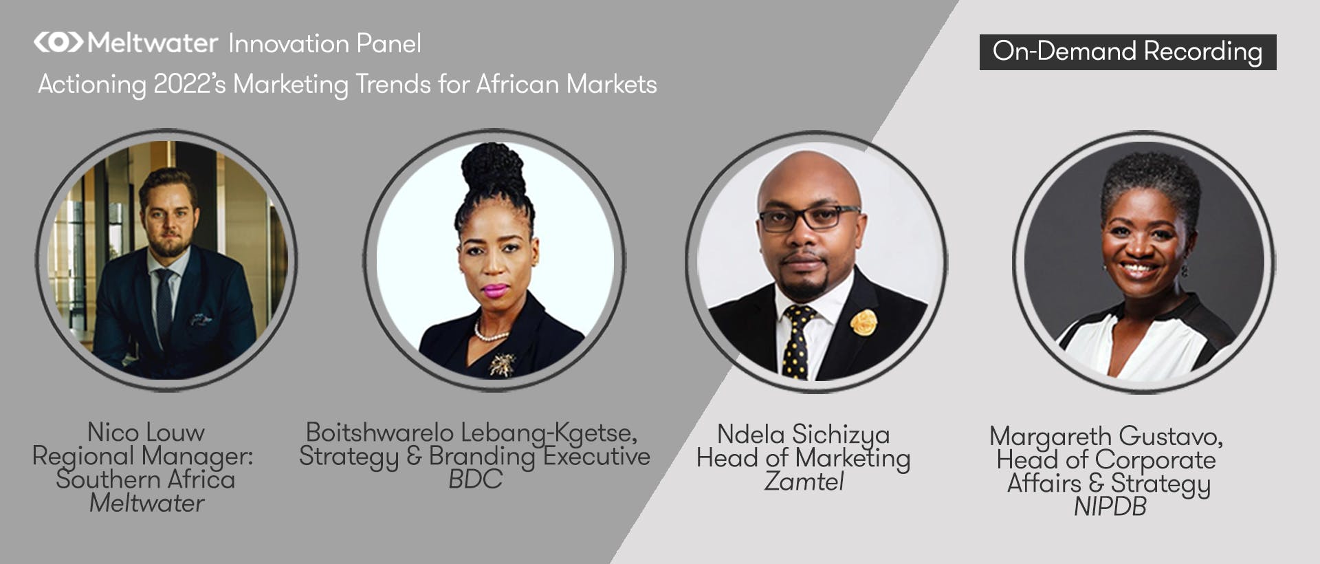 Meltwater Innovation Panel: 2022 Marketing Trends for African Markets - On Demand Recording