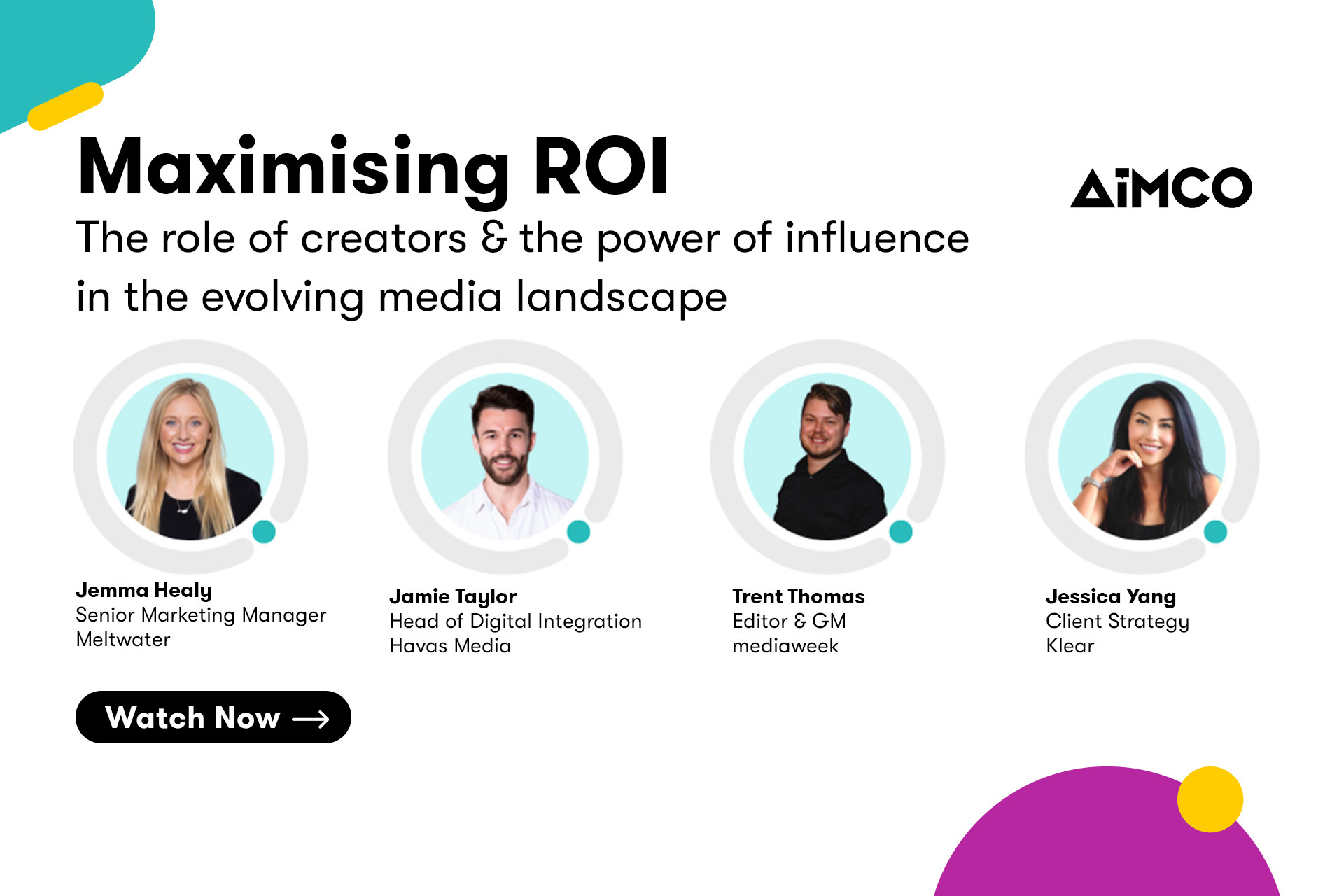 Webinar: Maximising ROI - The role of creators 