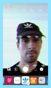 filtre adidas glitch