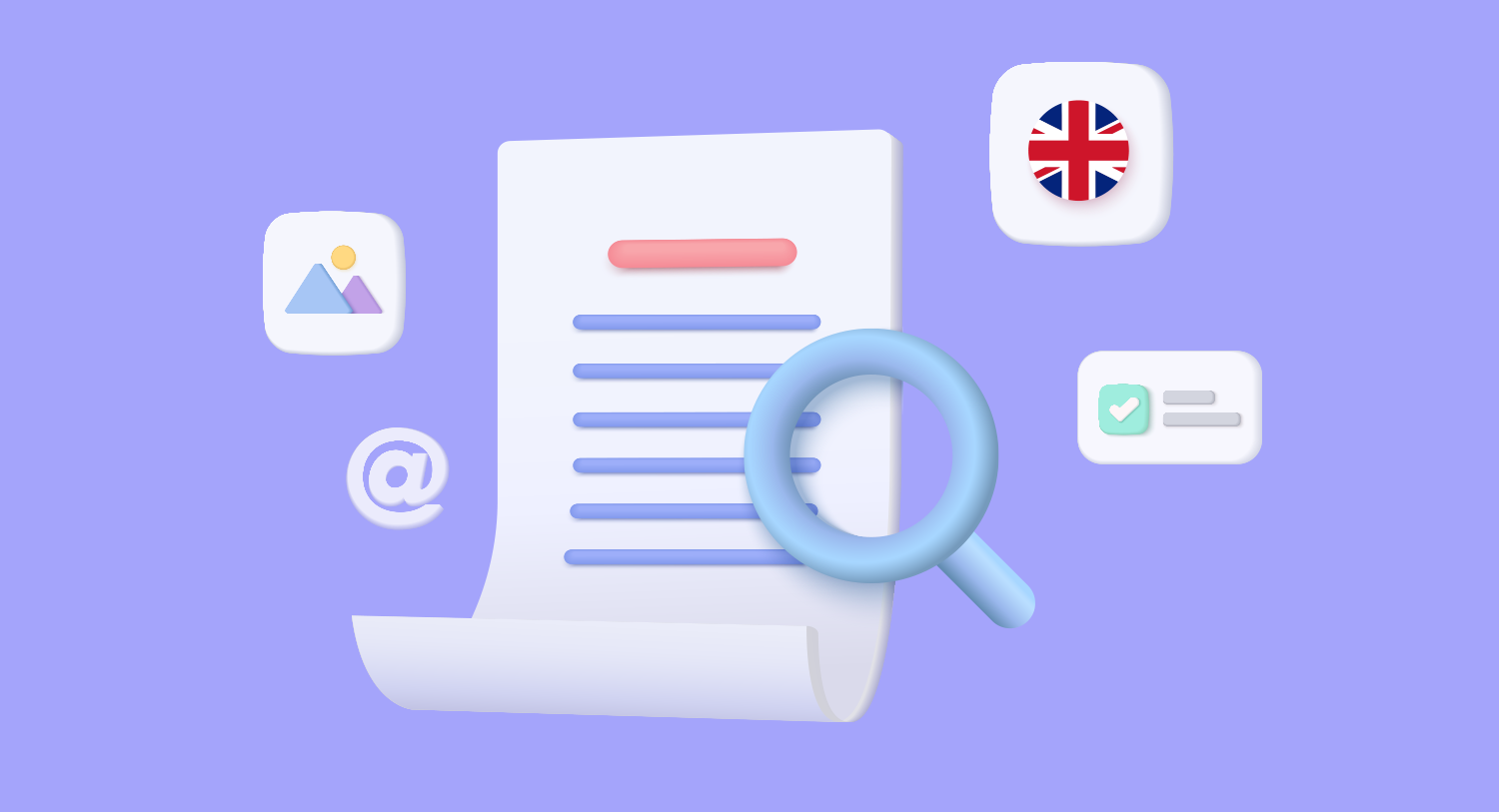 3D illustration of media items for the best press distribution companies in the UK