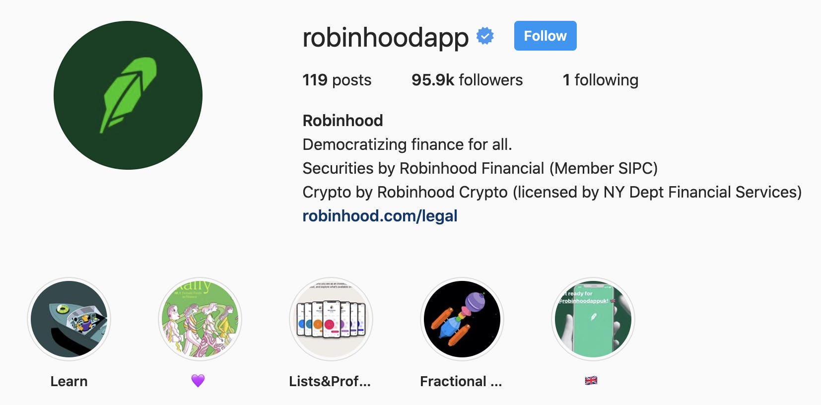 crypto bio for instagram