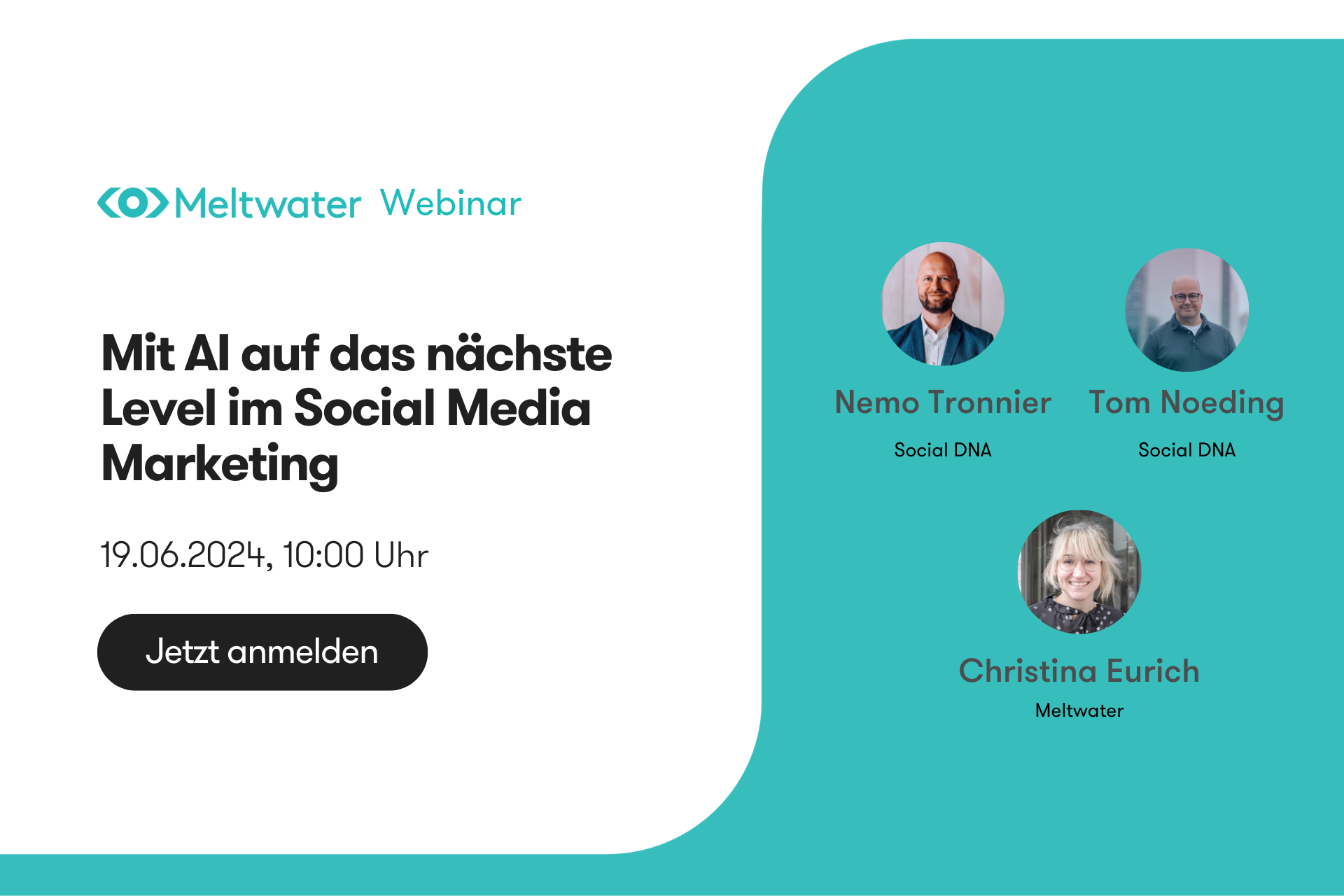 AI und Social Media Marketing Webinar mit Nemo Tronnier und Tom Noeding und Christina Eurich