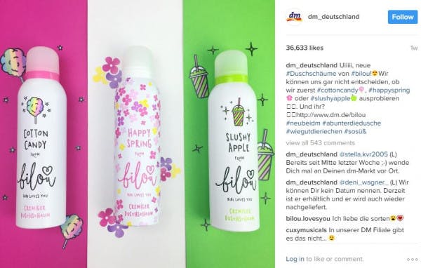 DM Deutschland Gewinnspiel Post Instagram