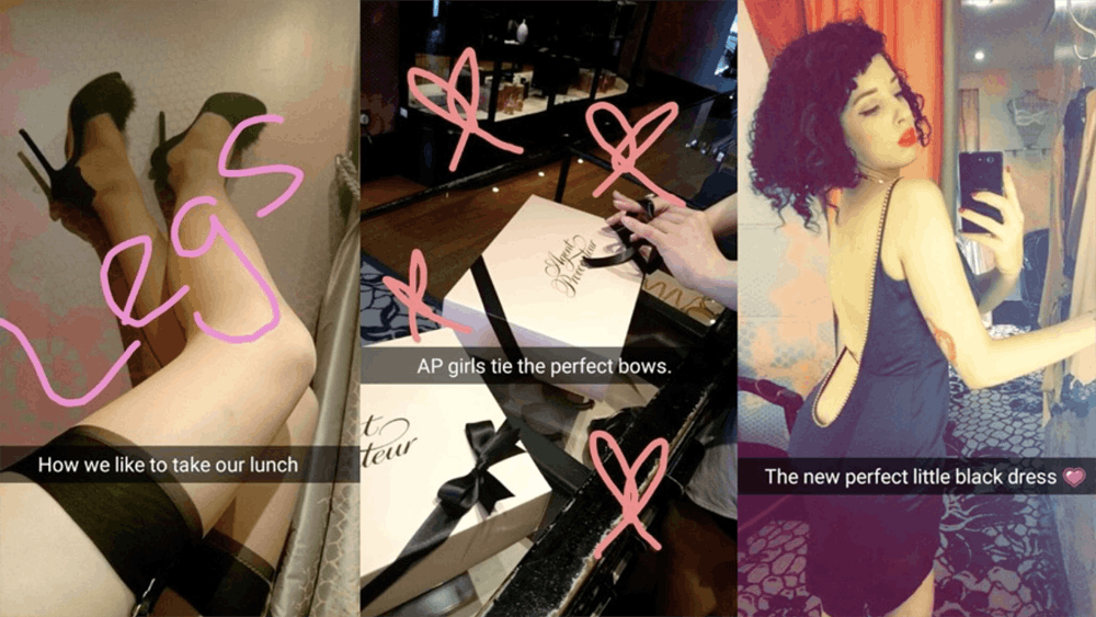 Agent Snapchat story