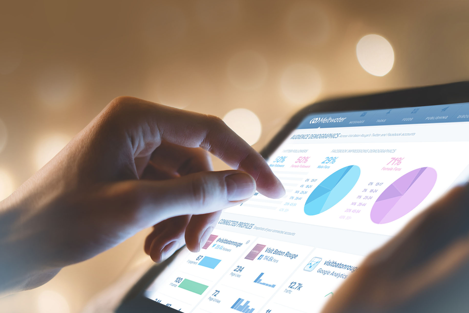 reporting social media