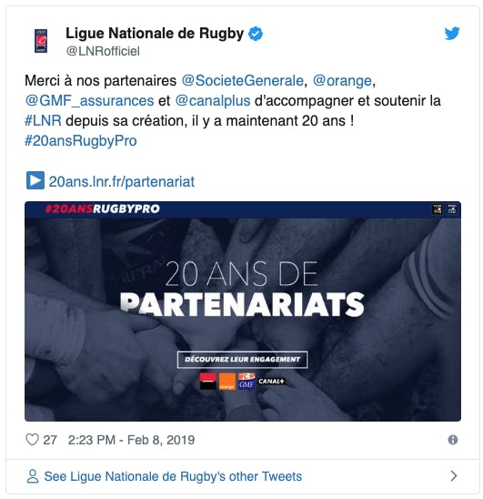 banque sponsoring twitter