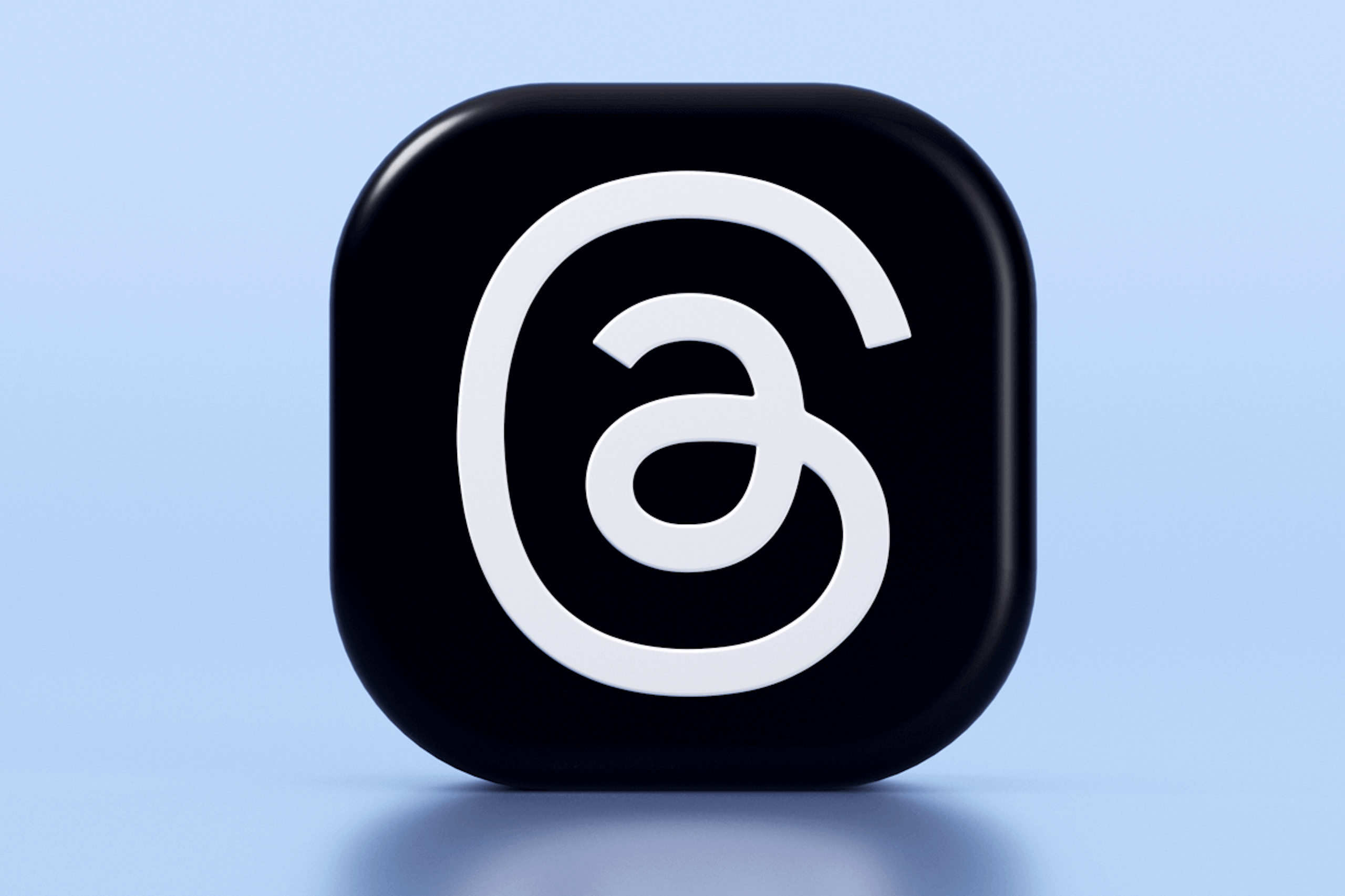 The logo for the new social media app Threads