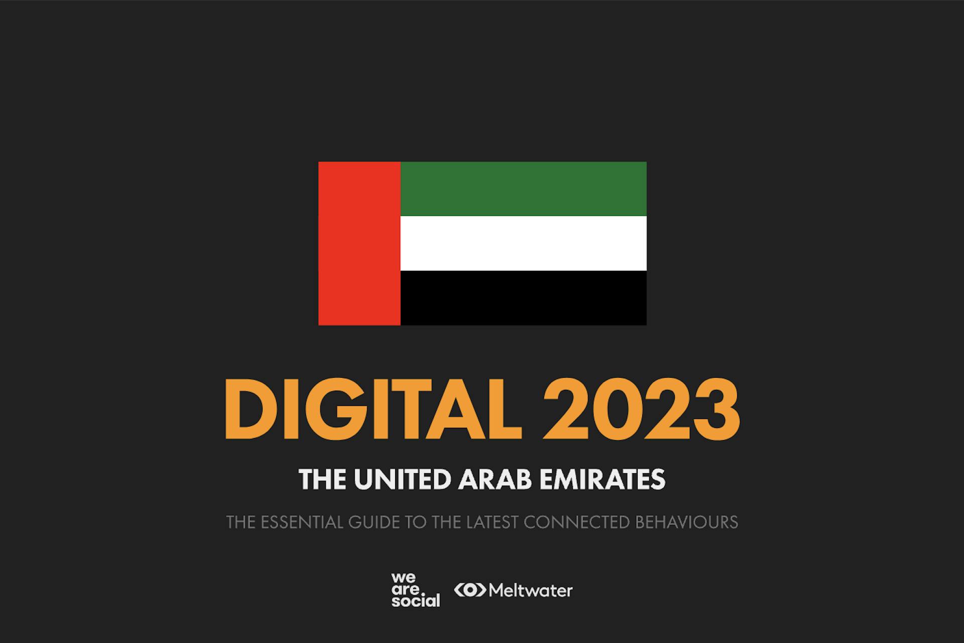 Digital Report 2023: The United Arab Emirates (UAE) - social media statistics 2023 cover