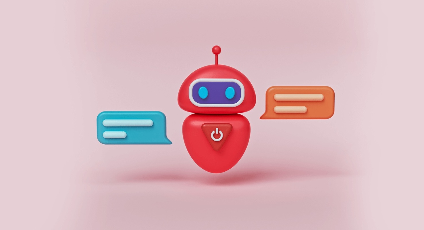 A robot chatting about influencer marketing. 