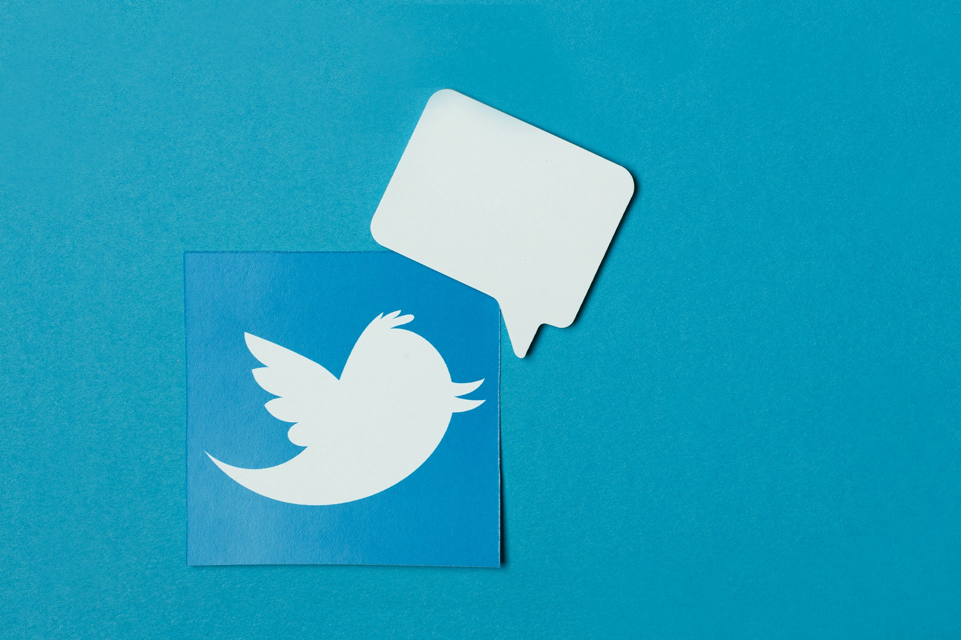 Twitter bird on dark blue background for X / Twitter management
