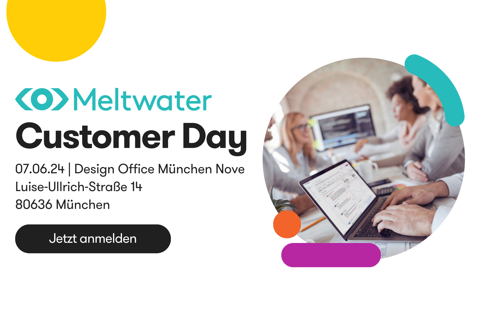 Meltwater Customer Day am 07.06.24 in München