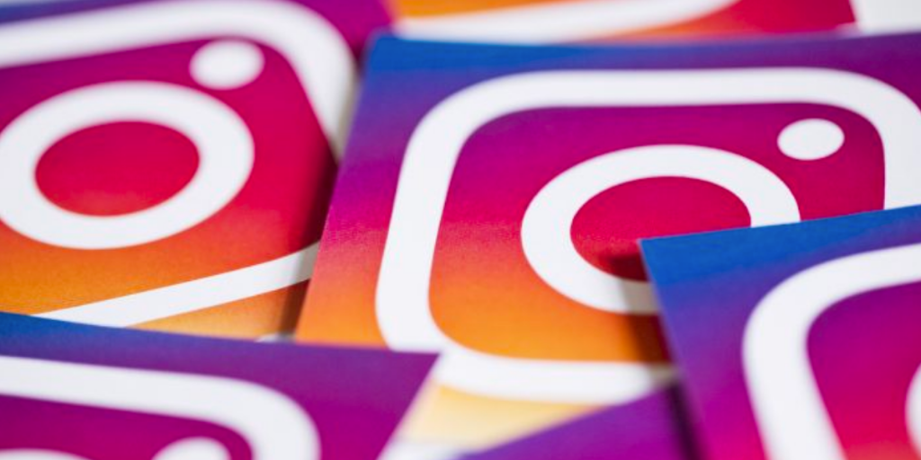 Des logos Instagram imprimés