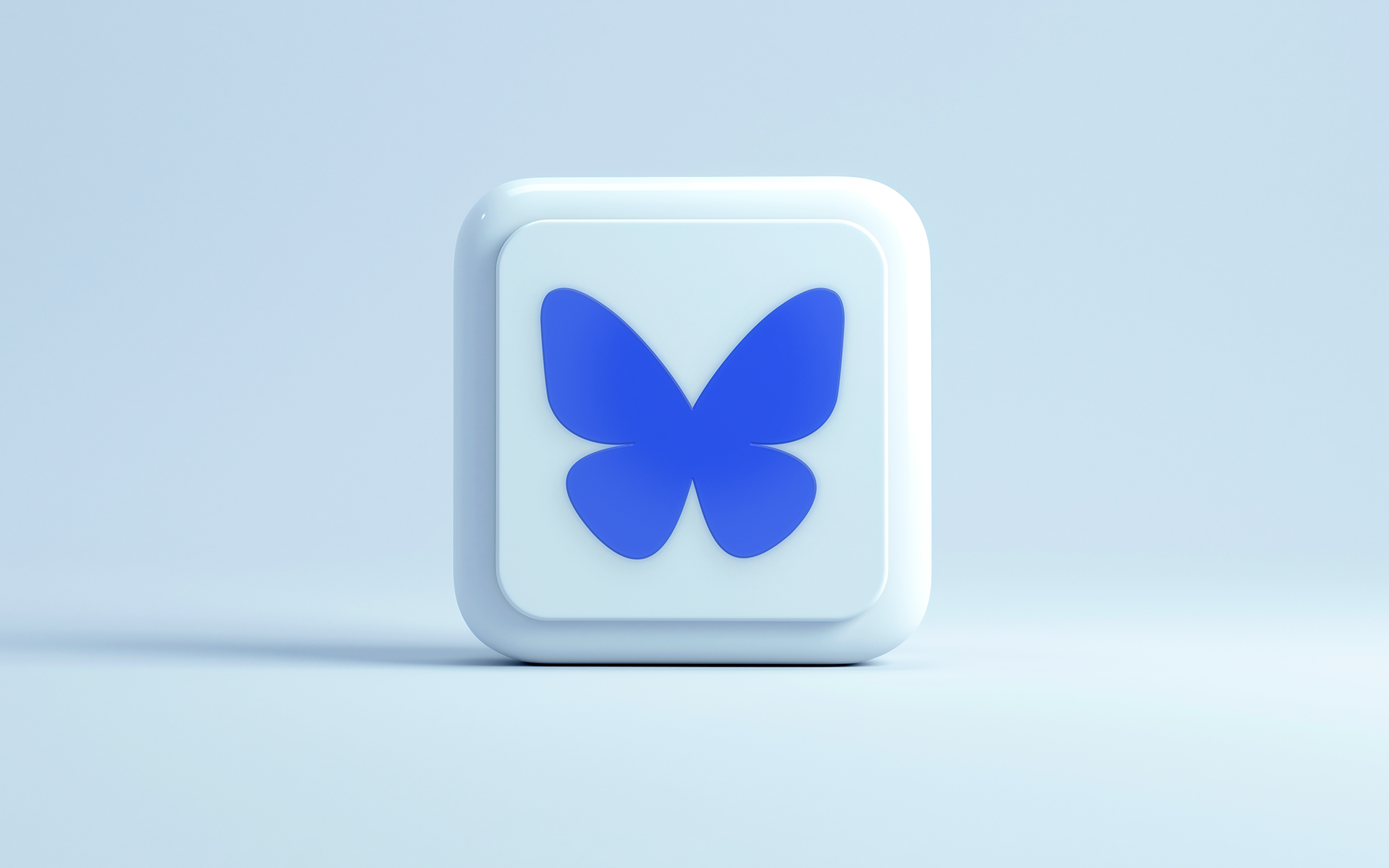 The Bluesky butterfly logo