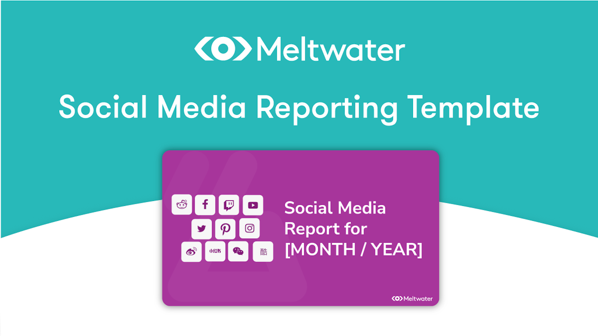 Social Media Reporting template example