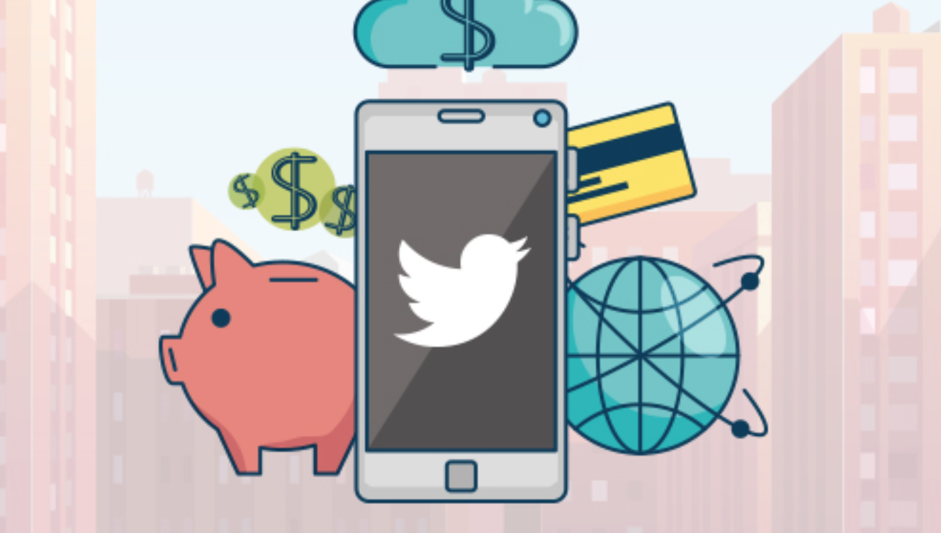 Fintech companies twitter illustration