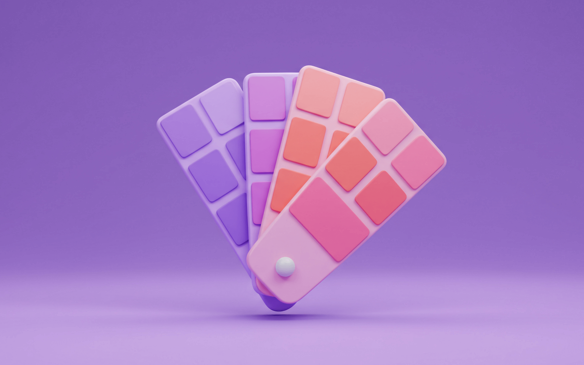 an illustration of color swatches representing corporate identity