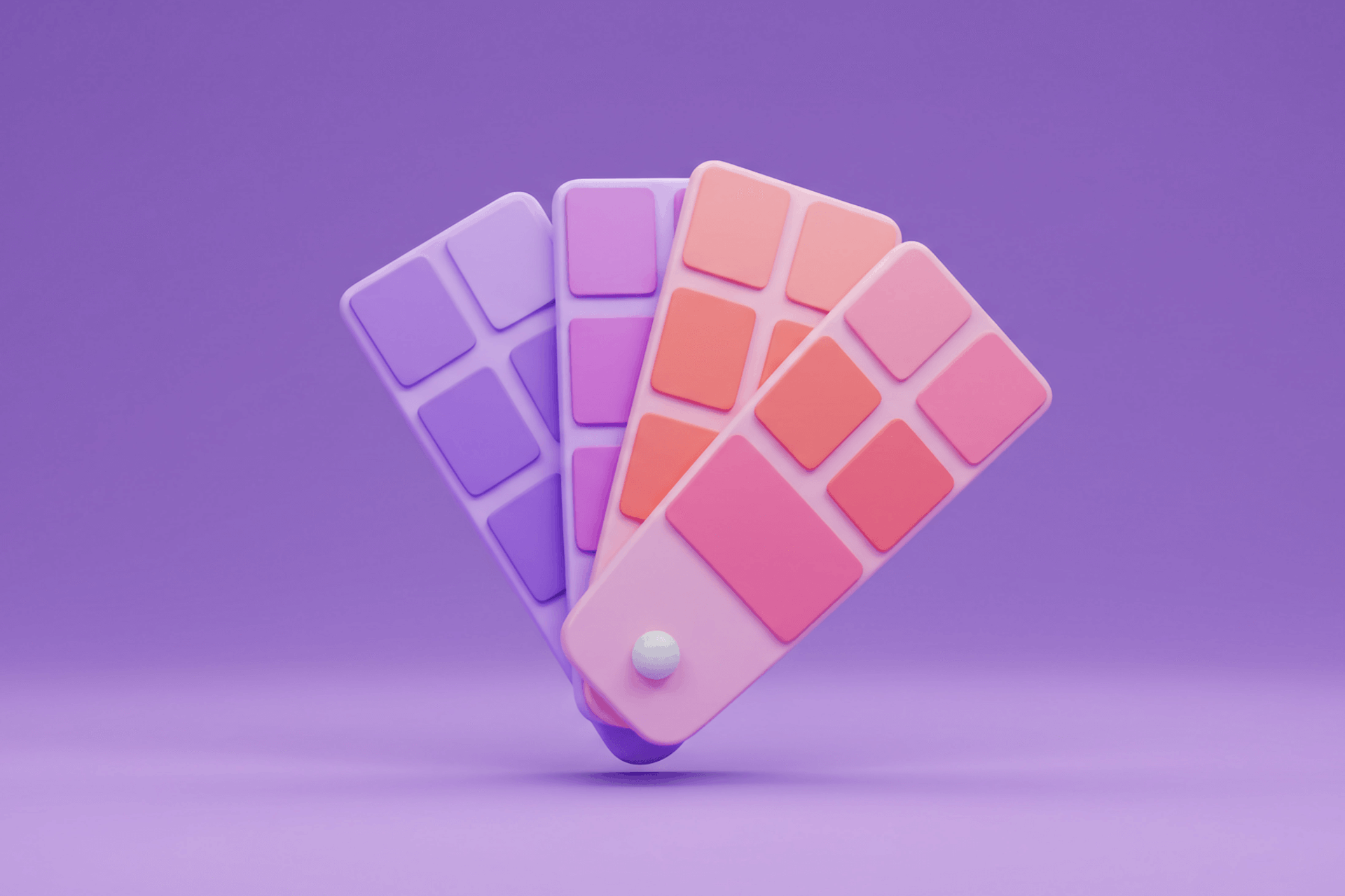 an illustration of color swatches representing corporate identity