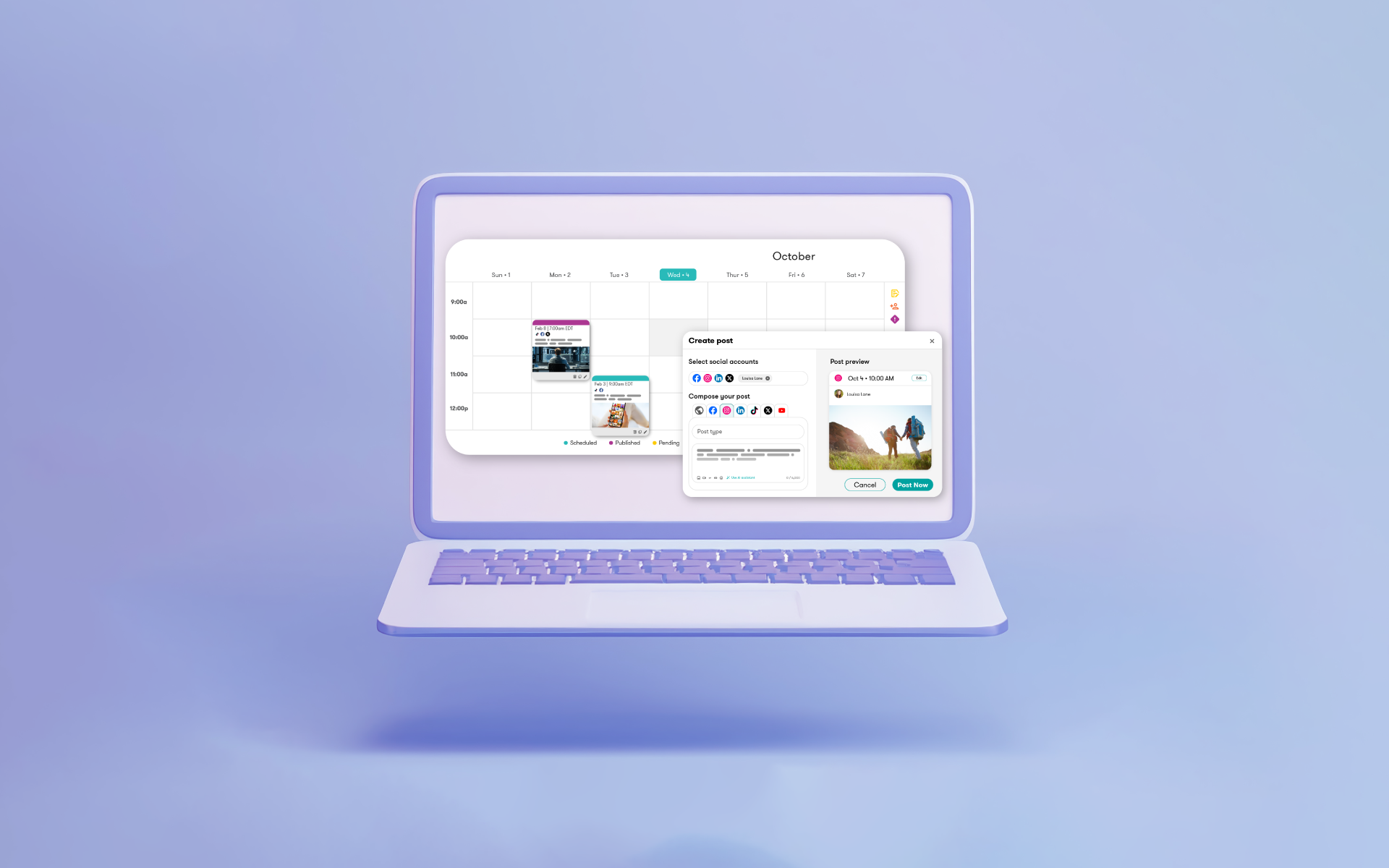 An image of Meltwater social management solution called Engage. Compare Meltwater social media management software with Sprinklr in this blog post.