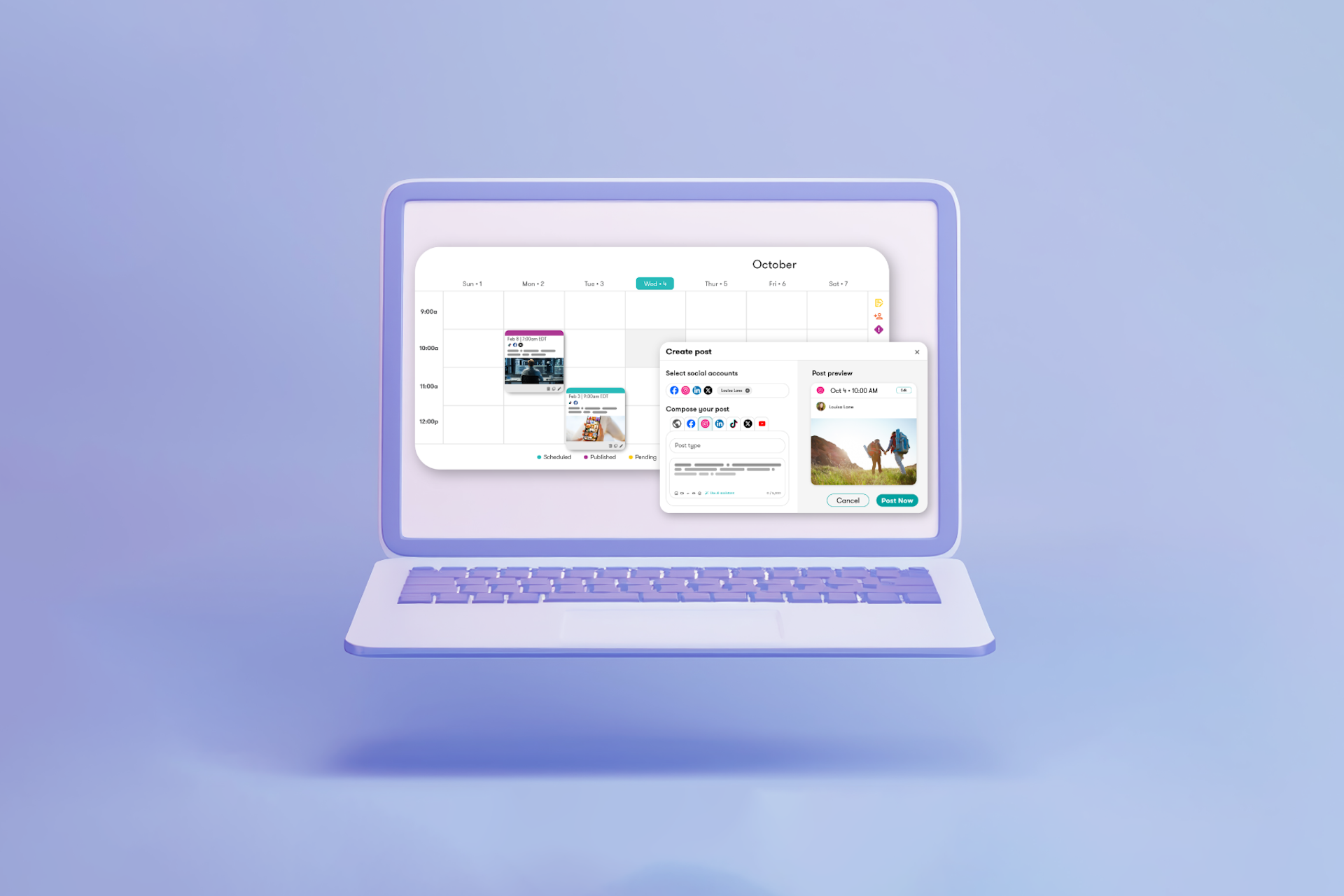 An image of Meltwater social management solution called Engage. Compare Meltwater social media management software with Sprinklr in this blog post.