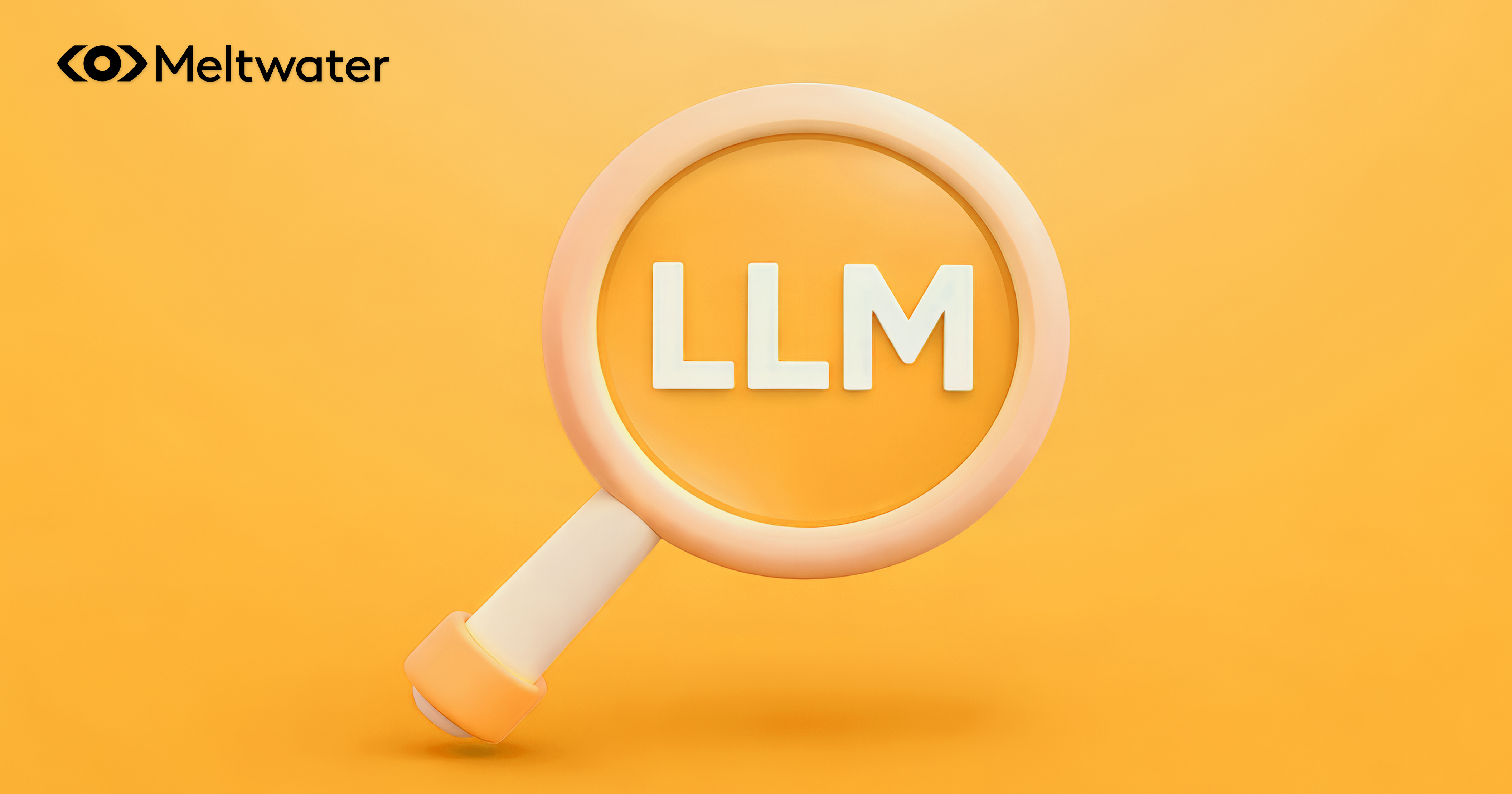 The word "LLM" viewed through a looking glass.