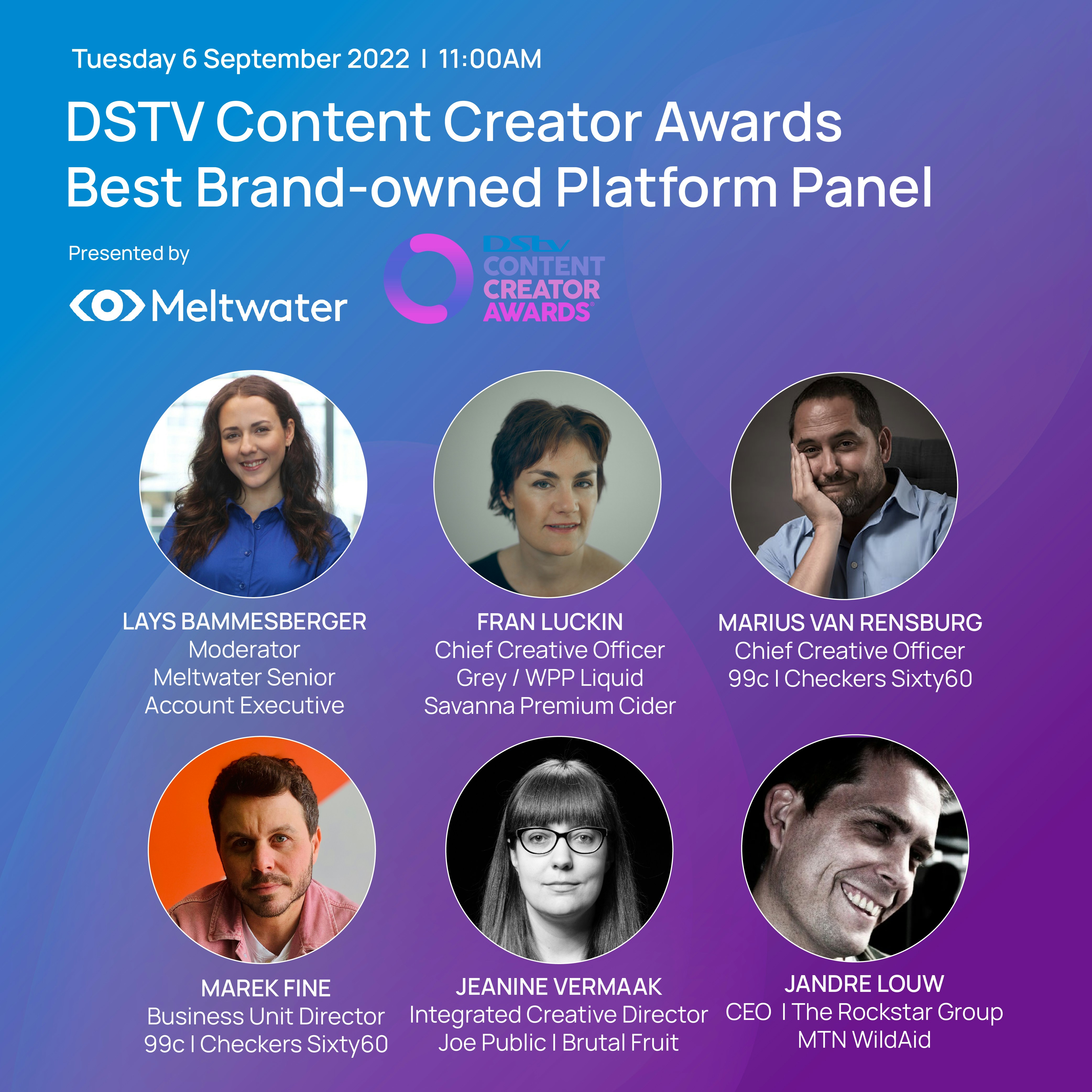 DStv Content Creator Awards Virtual Panel