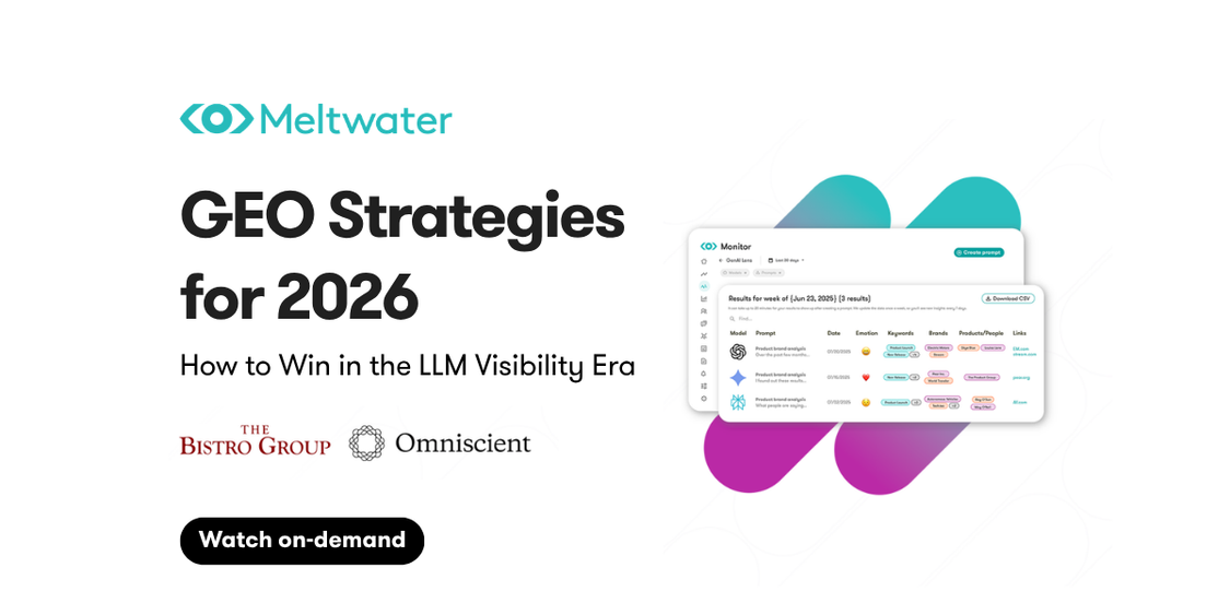 Banner for GEO Strategies for 2026 Webinar