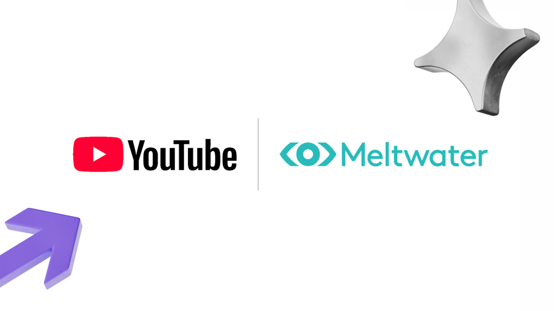 The YouTube and Meltwater logos. 