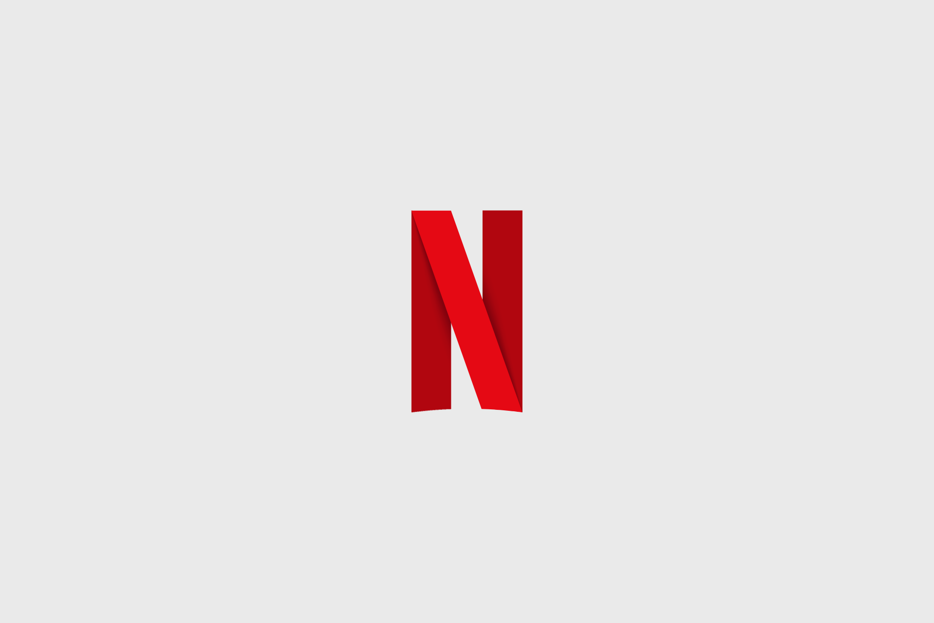 Kuva Netflixin logosta harmaalla taustalla
