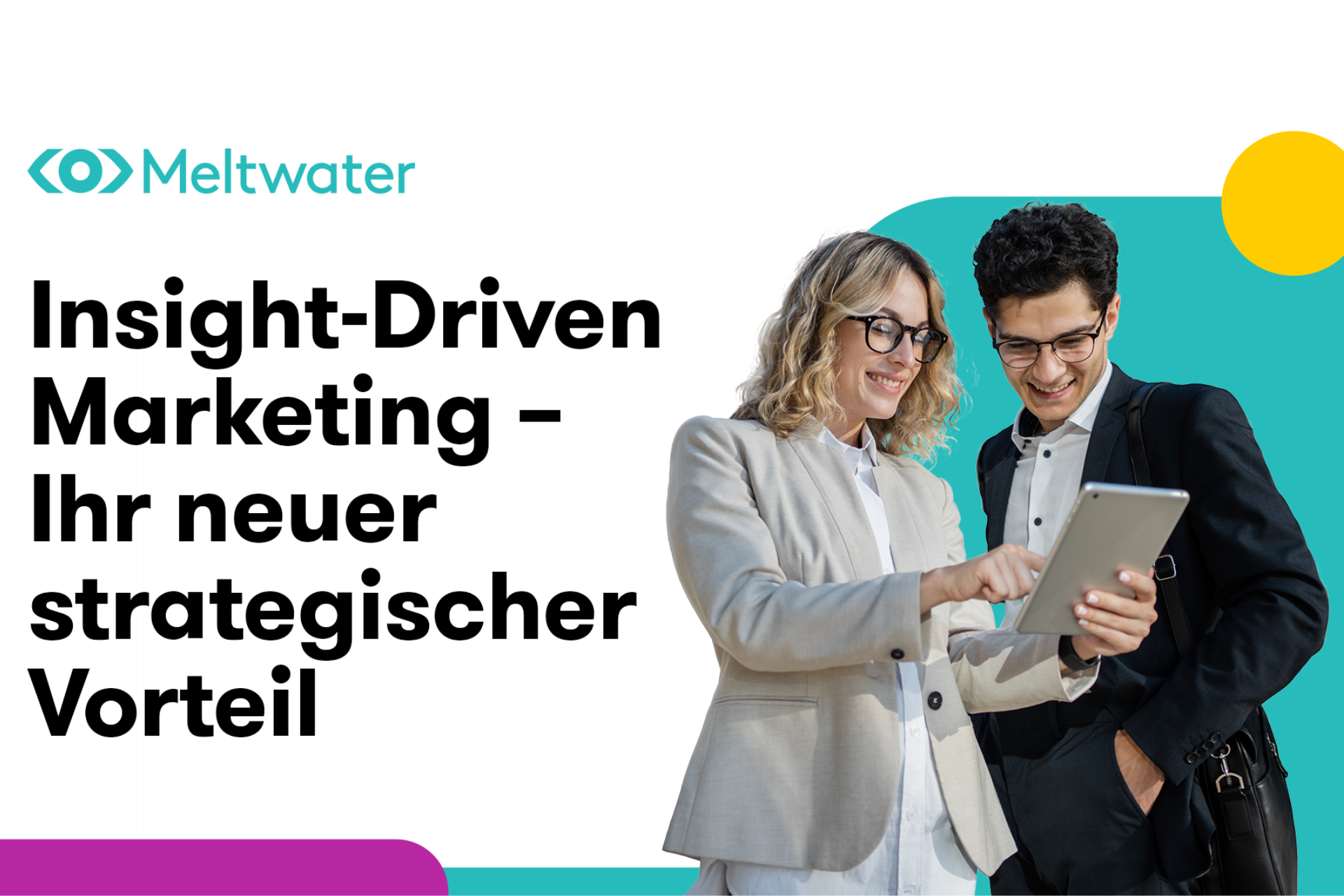 Titelbild des Guides "Insight-Driven Marketing - Ihr neuer strategischer Vorteil"