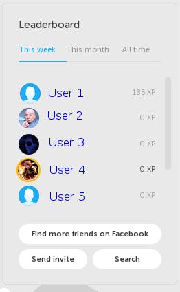 Screenshot Leaderboard