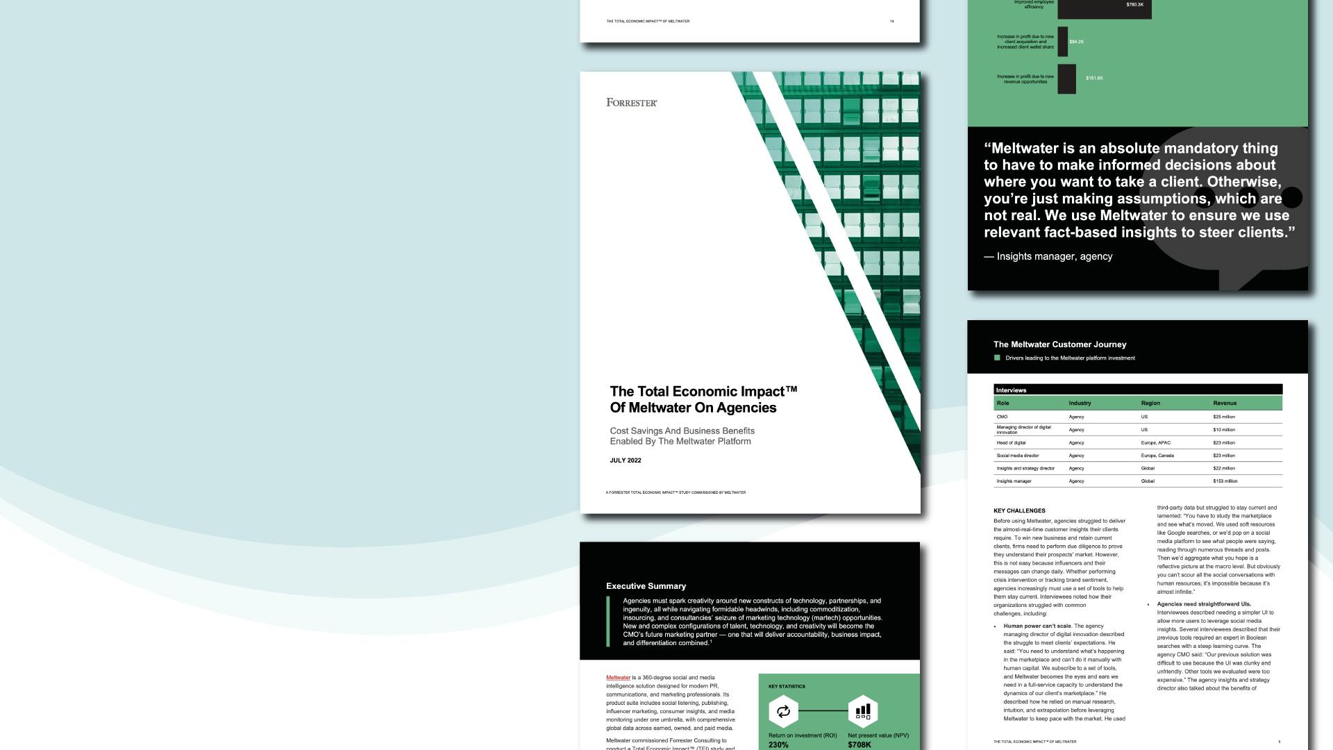 The Total Economic Impact Report of Meltwater on Agencies