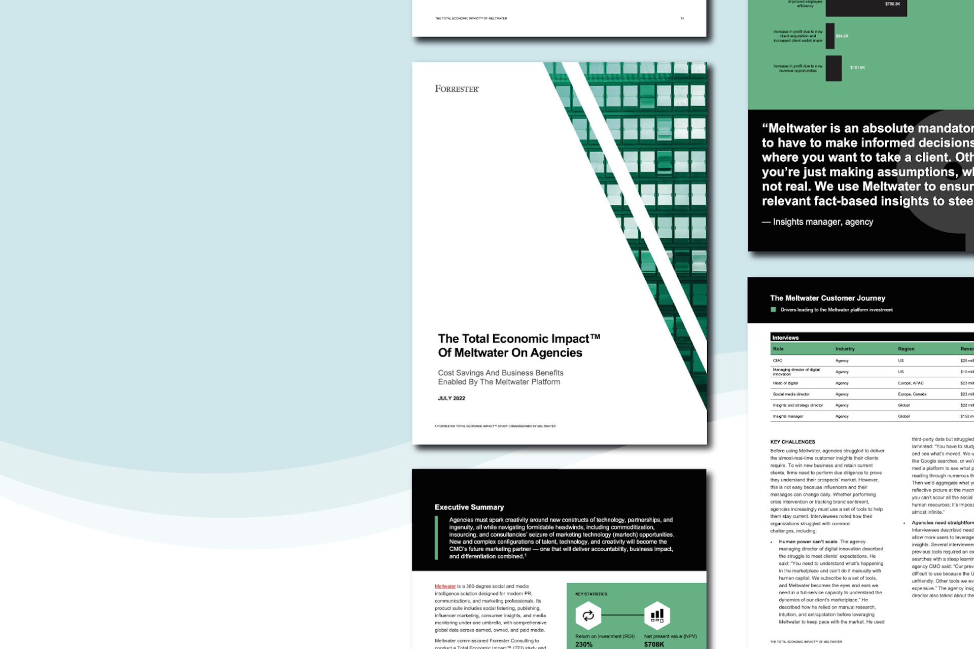 Forrester study Impact of Meltwater on Agencies