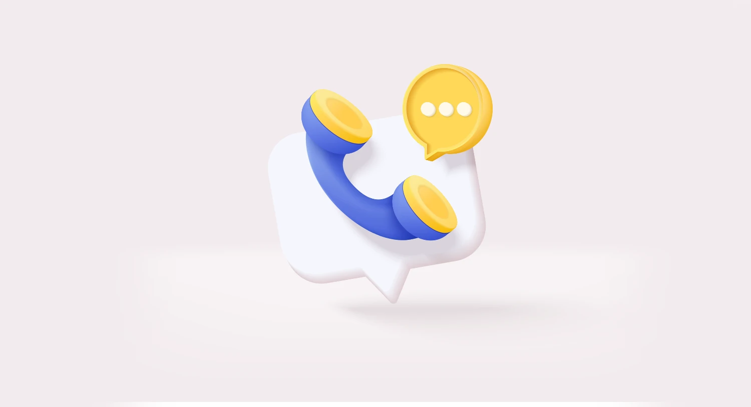 Illustration eines Telefons für Customer Experience Trends