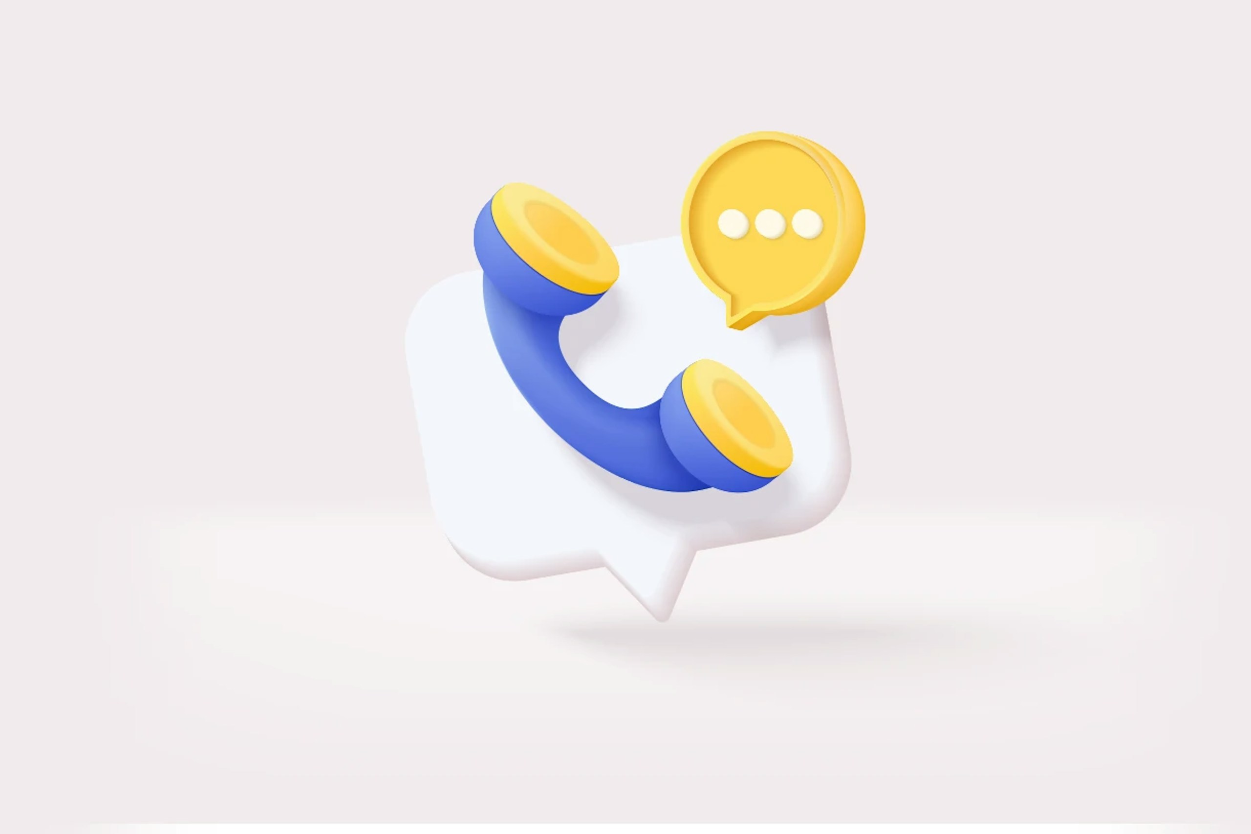 Illustration eines Telefons für Customer Experience Trends