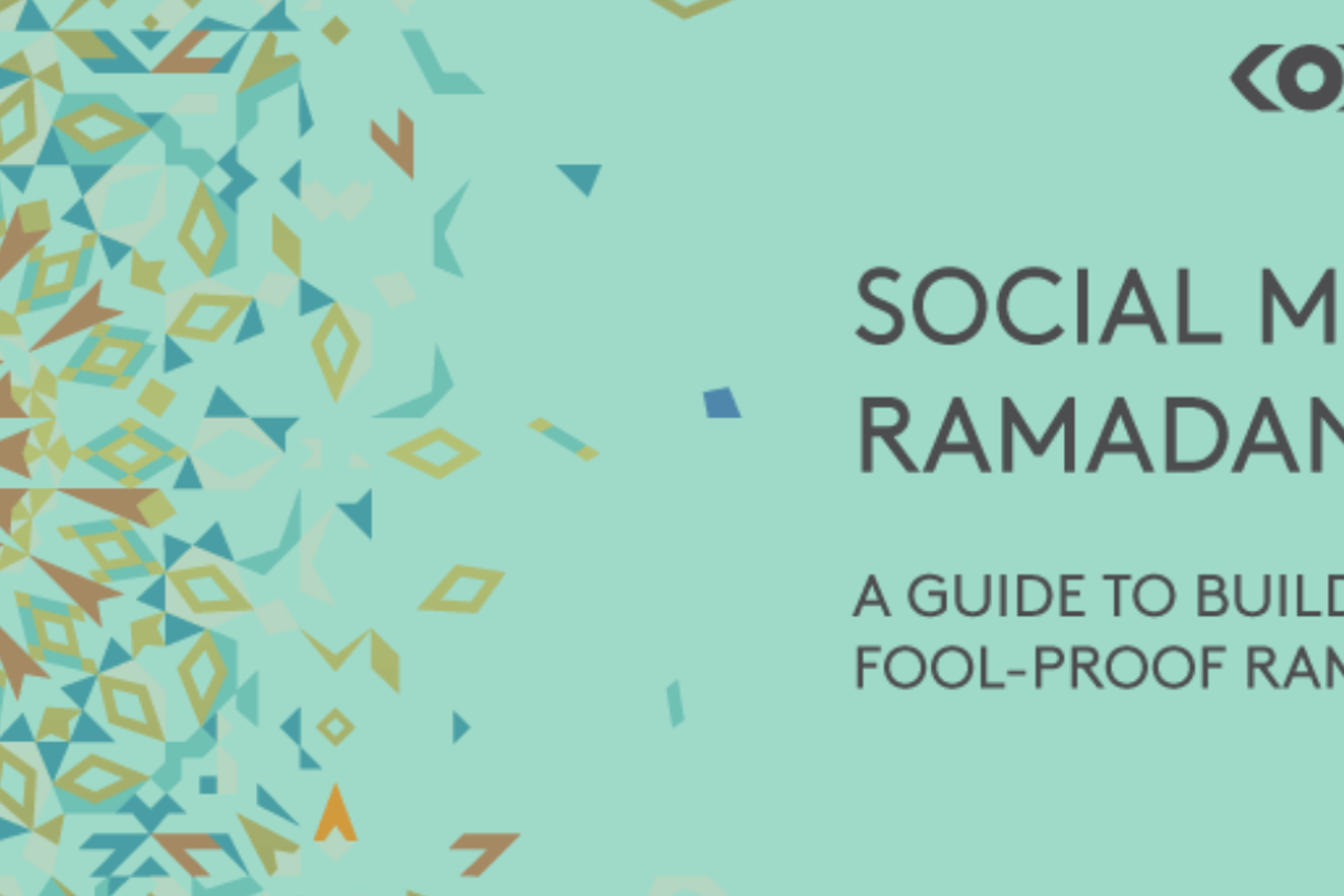 social media in Ramadan banner