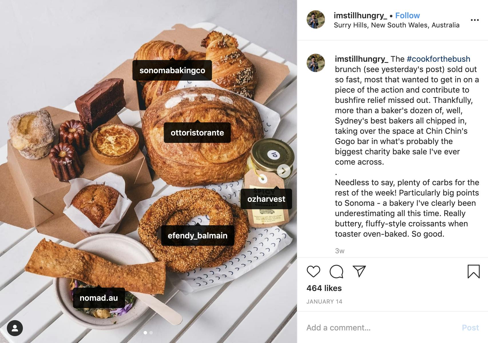 OzHarvest Influencer strategy