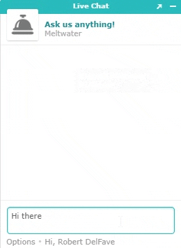 meltwater customer support live chat