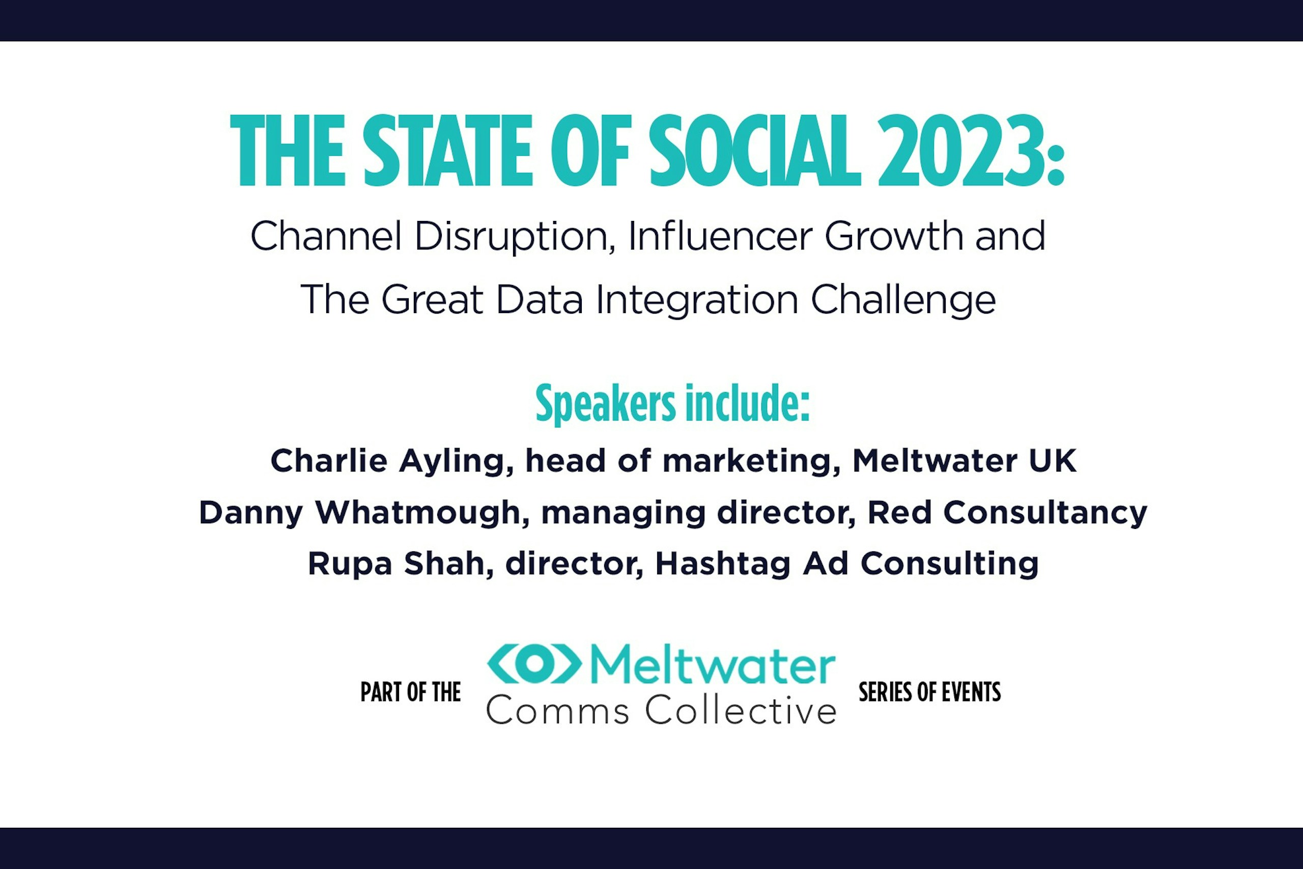 The state of Social 2023 banner