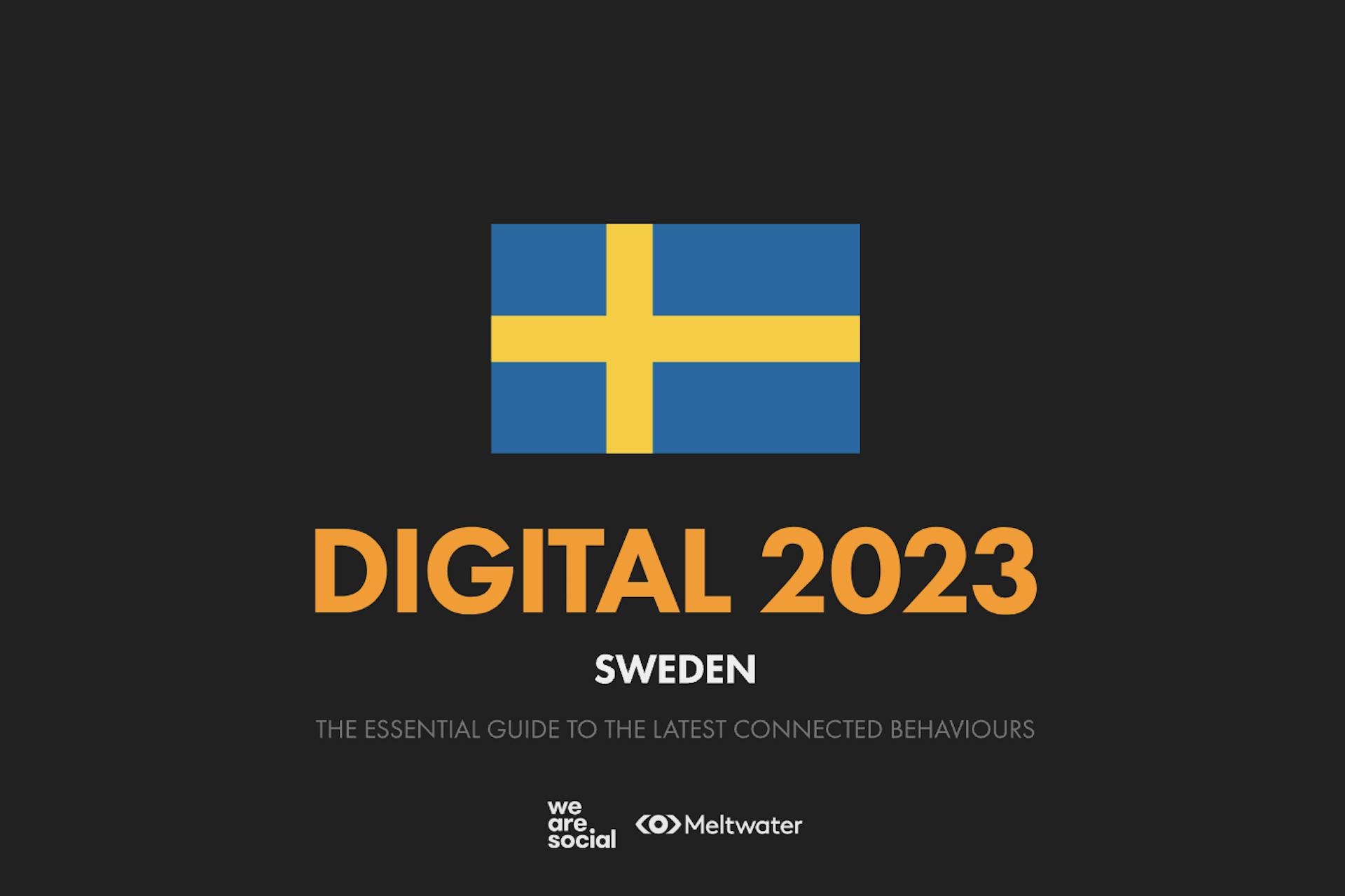 Swedish Social media statistics 2023 – Global Digital Report - Country report header