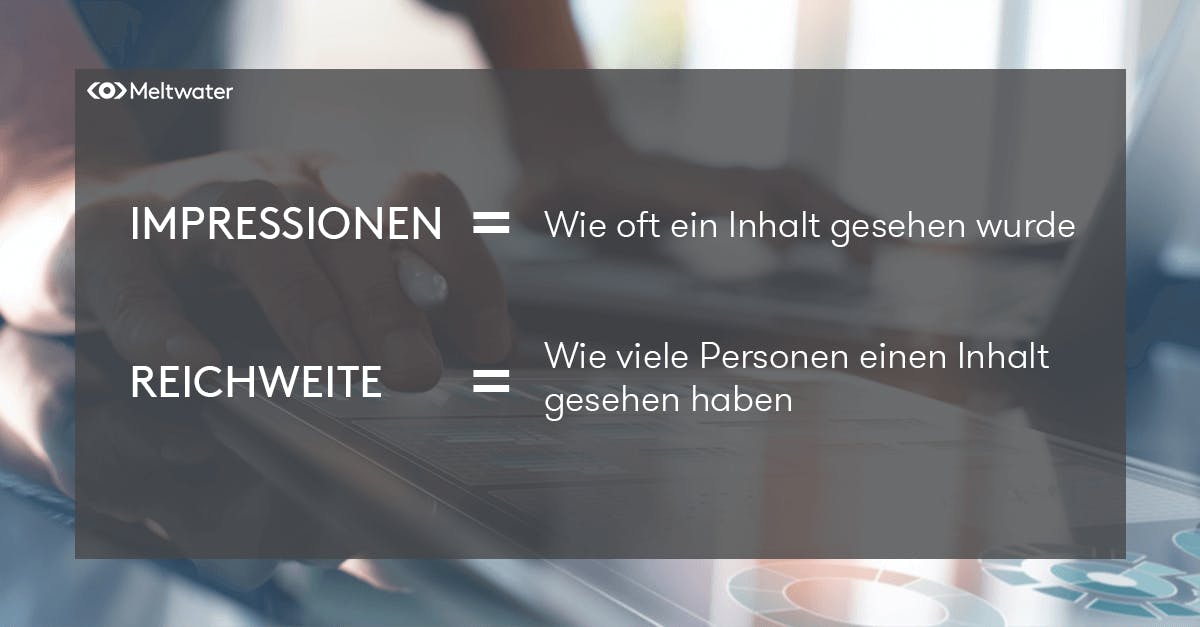 Definition von Impressionen und Reichweite