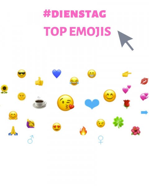 Top Emojis Dienstag