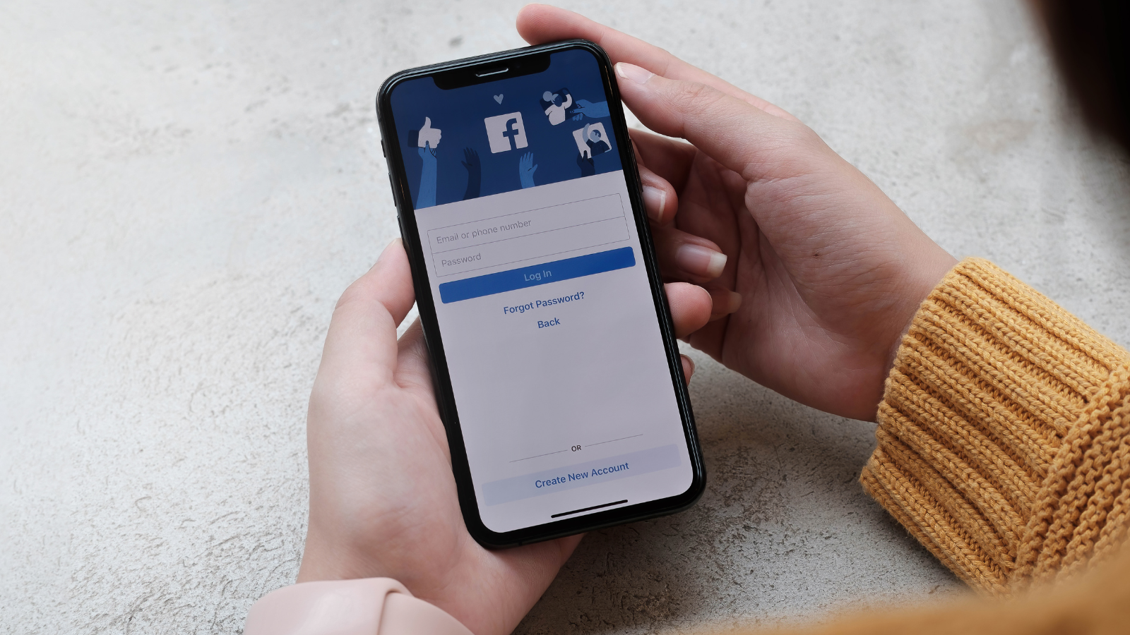 l'application facebook sur mobile 