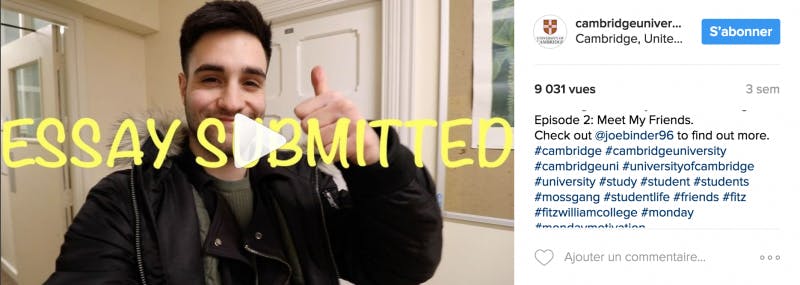 instagram education story